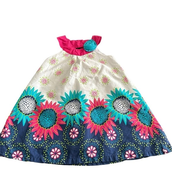 Penelope Mack Other - Penelope Mack girls 2T pink, blue and white sleeveless dress